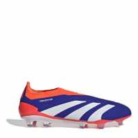 Adidas Predator 24 Elite Laceless Firm Ground Football Boots Син/Бял/Червен Футболни стоножки