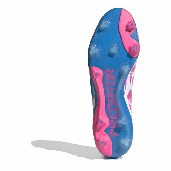 Adidas Predator 24 Elite Laceless Firm Ground Football Boots Бяло/Розово Мъжки футболни бутонки