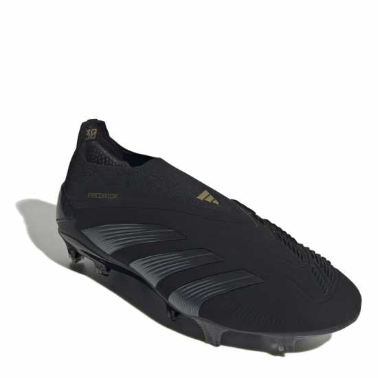 Adidas Predator 24 Elite Laceless Firm Ground Football Boots Основно Черно/Карбон Мъжки футболни бутонки