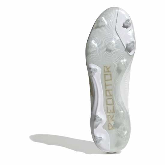 Adidas Predator 24 Pro Firm Ground Boots Бяло/Златно Мет Мъжки футболни бутонки