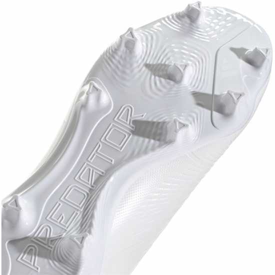 Мъжки футболни бутонки Adidas Predator 24 League Laceless Firm Ground Football Boots Бяло/сребро Adidas Predator 24 League Laceless Firm Ground Football Boots Бяло/сребро Мъжки футболни бутонки