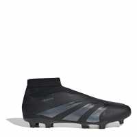 Adidas Predator 24 League Laceless Firm Ground Football Boots Черно/Сиво Мъжки футболни бутонки
