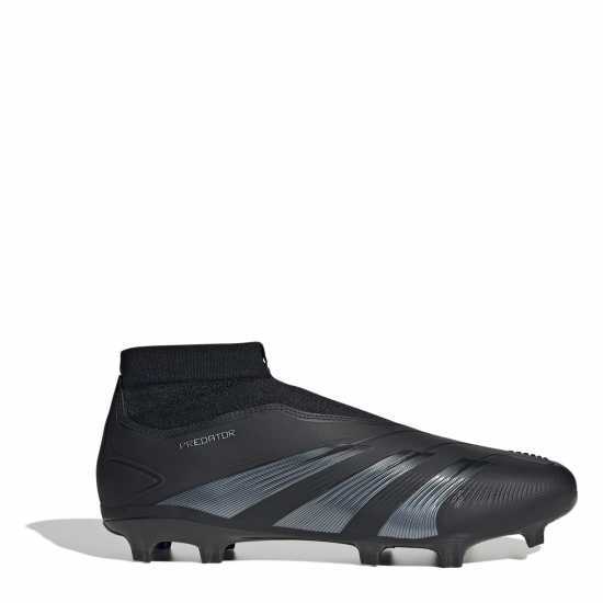 Мъжки футболни бутонки Adidas Predator 24 League Laceless Firm Ground Football Boots Черно/Сиво Adidas Predator 24 League Laceless Firm Ground Football Boots Черно/Сиво Мъжки футболни бутонки