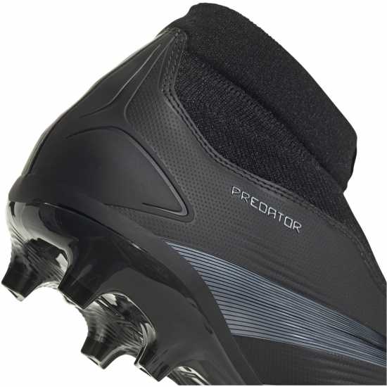 Мъжки футболни бутонки Adidas Predator 24 League Laceless Firm Ground Football Boots Черно/Сиво Adidas Predator 24 League Laceless Firm Ground Football Boots Черно/Сиво Мъжки футболни бутонки
