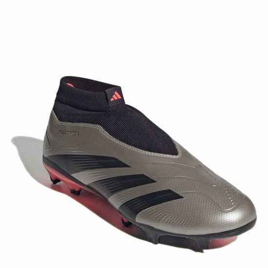 Мъжки футболни бутонки Adidas Predator 24 League Laceless Firm Ground Football Boots Сребро/Черно Adidas Predator 24 League Laceless Firm Ground Football Boots Сребро/Черно Мъжки футболни бутонки