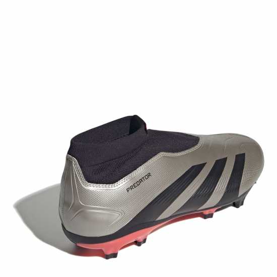 Мъжки футболни бутонки Adidas Predator 24 League Laceless Firm Ground Football Boots Сребро/Черно Adidas Predator 24 League Laceless Firm Ground Football Boots Сребро/Черно Мъжки футболни бутонки