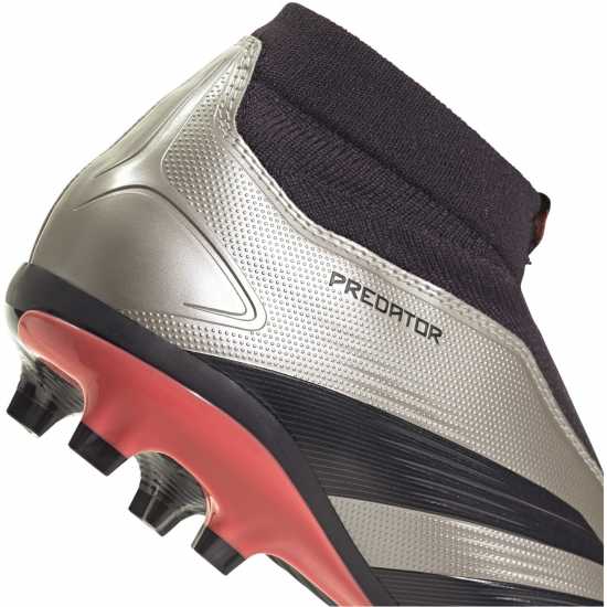 Мъжки футболни бутонки Adidas Predator 24 League Laceless Firm Ground Football Boots Сребро/Черно Adidas Predator 24 League Laceless Firm Ground Football Boots Сребро/Черно Мъжки футболни бутонки