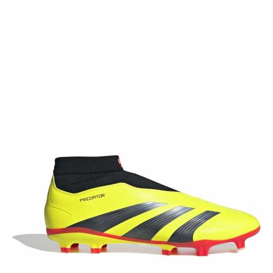 Мъжки футболни бутонки Adidas Predator 24 League Laceless Firm Ground Football Boots Жълто/Черно/Червено Adidas Predator 24 League Laceless Firm Ground Football Boots Жълто/Черно/Червено Мъжки футболни бутонки