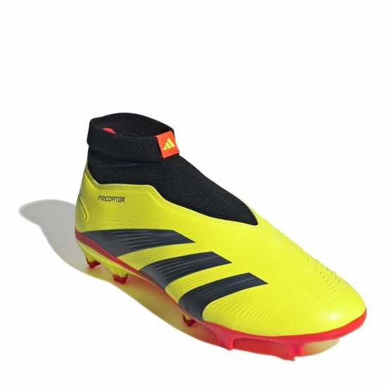 Мъжки футболни бутонки Adidas Predator 24 League Laceless Firm Ground Football Boots Жълто/Черно/Червено Adidas Predator 24 League Laceless Firm Ground Football Boots Жълто/Черно/Червено Мъжки футболни бутонки