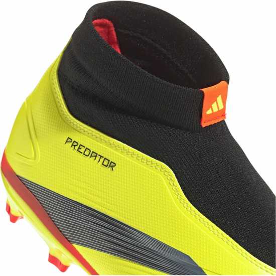 Мъжки футболни бутонки Adidas Predator 24 League Laceless Firm Ground Football Boots Жълто/Черно/Червено Adidas Predator 24 League Laceless Firm Ground Football Boots Жълто/Черно/Червено Мъжки футболни бутонки