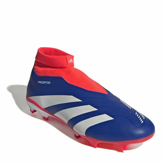 Мъжки футболни бутонки Adidas Predator 24 League Laceless Firm Ground Football Boots Син/Бял/Червен Adidas Predator 24 League Laceless Firm Ground Football Boots Син/Бял/Червен Мъжки футболни бутонки