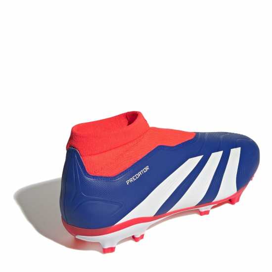 Мъжки футболни бутонки Adidas Predator 24 League Laceless Firm Ground Football Boots Син/Бял/Червен Adidas Predator 24 League Laceless Firm Ground Football Boots Син/Бял/Червен Мъжки футболни бутонки