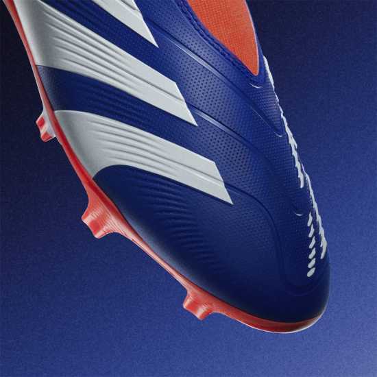 Мъжки футболни бутонки Adidas Predator 24 League Laceless Firm Ground Football Boots Син/Бял/Червен Adidas Predator 24 League Laceless Firm Ground Football Boots Син/Бял/Червен Мъжки футболни бутонки