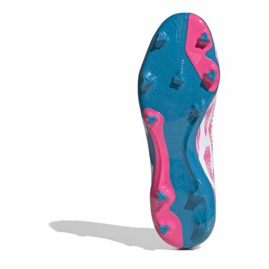 Adidas Predator 24 League Laceless Firm Ground Football Boots White/Pink Мъжки футболни бутонки