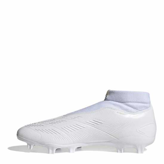 Мъжки футболни бутонки Adidas Predator 24 League Laceless Firm Ground Football Boots Бяло/Златно/Бежово Adidas Predator 24 League Laceless Firm Ground Football Boots Бяло/Златно/Бежово Мъжки футболни бутонки
