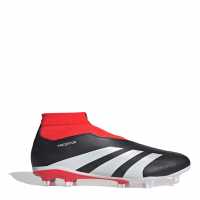 Adidas Predator 24 League Laceless Firm Ground Football Boots Черно/Бяло/Червено Мъжки футболни бутонки