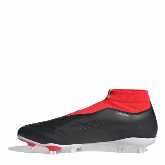 Мъжки футболни бутонки Adidas Predator 24 League Laceless Firm Ground Football Boots Черно/Бяло/Червено Adidas Predator 24 League Laceless Firm Ground Football Boots Черно/Бяло/Червено Мъжки футболни бутонки