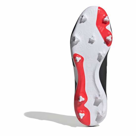 Мъжки футболни бутонки Adidas Predator 24 League Laceless Firm Ground Football Boots Черно/Бяло/Червено Adidas Predator 24 League Laceless Firm Ground Football Boots Черно/Бяло/Червено Мъжки футболни бутонки