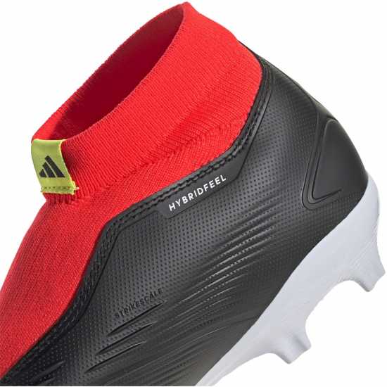Мъжки футболни бутонки Adidas Predator 24 League Laceless Firm Ground Football Boots Черно/Бяло/Червено Adidas Predator 24 League Laceless Firm Ground Football Boots Черно/Бяло/Червено Мъжки футболни бутонки