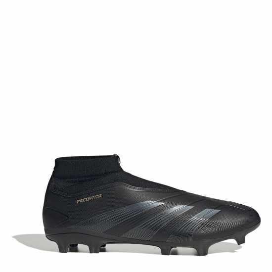 Мъжки футболни бутонки Adidas Predator 24 League Laceless Firm Ground Football Boots Основно Черно/Карбон Adidas Predator 24 League Laceless Firm Ground Football Boots Основно Черно/Карбон Мъжки футболни бутонки