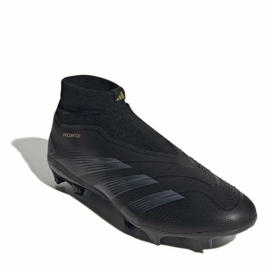 Мъжки футболни бутонки Adidas Predator 24 League Laceless Firm Ground Football Boots Основно Черно/Карбон Adidas Predator 24 League Laceless Firm Ground Football Boots Основно Черно/Карбон Мъжки футболни бутонки