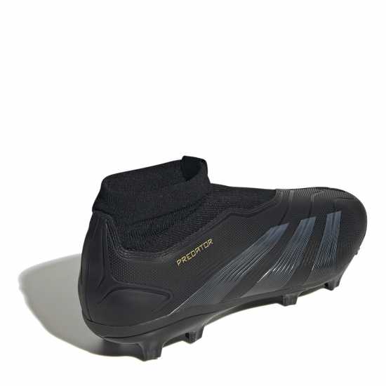 Мъжки футболни бутонки Adidas Predator 24 League Laceless Firm Ground Football Boots Основно Черно/Карбон Adidas Predator 24 League Laceless Firm Ground Football Boots Основно Черно/Карбон Мъжки футболни бутонки