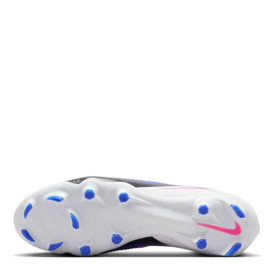 Nike Phantom 6 Low Academy Adults Firm Ground Football Boots Blue/Wht/Pink 