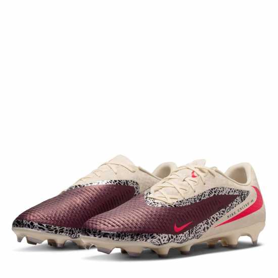 Nike Phantom 6 Low Academy Adults Firm Ground Football Boots Burgundy/Print Nike Phantom 6 Low Academy Adults Firm Ground Football Boots Burgundy/Print