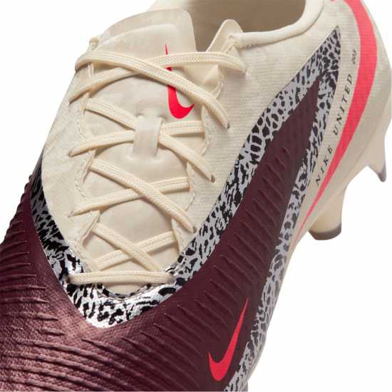 Nike Phantom 6 Low Academy Adults Firm Ground Football Boots Burgundy/Print Nike Phantom 6 Low Academy Adults Firm Ground Football Boots Burgundy/Print