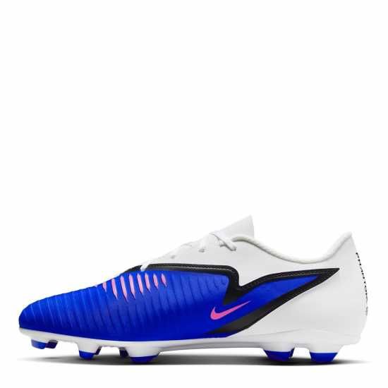 Nike Phantom 6 Low Club Adults Firm Ground Football Boots Blue/Wht/Pink 