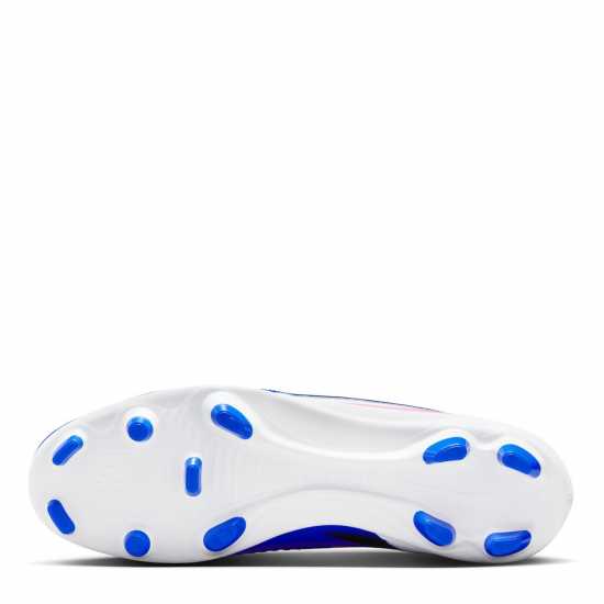 Nike Phantom 6 Low Club Adults Firm Ground Football Boots Blue/Wht/Pink 