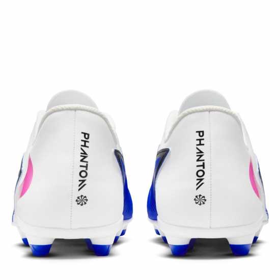 Nike Phantom 6 Low Club Adults Firm Ground Football Boots Blue/Wht/Pink 