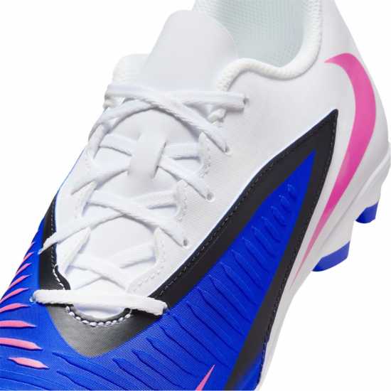 Nike Phantom 6 Low Club Adults Firm Ground Football Boots Blue/Wht/Pink 