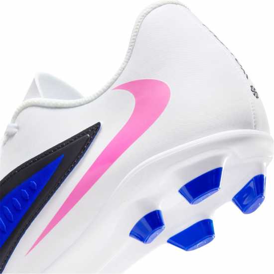 Nike Phantom 6 Low Club Adults Firm Ground Football Boots Blue/Wht/Pink 