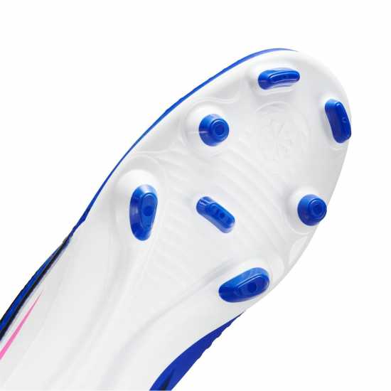 Nike Phantom 6 Low Club Adults Firm Ground Football Boots Blue/Wht/Pink 