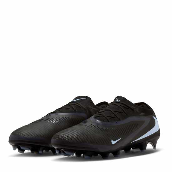 Nike Phantom 6 Low Pro Adults Firm Ground Football Boots Black/Black Мъжки футболни бутонки