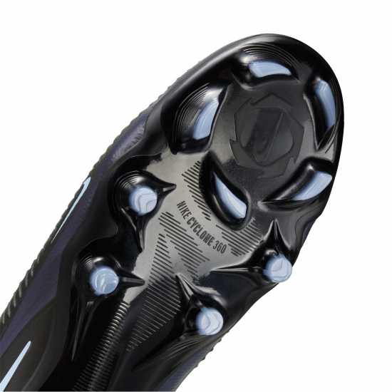 Nike Phantom 6 Low Pro Adults Firm Ground Football Boots Black/Black Мъжки футболни бутонки