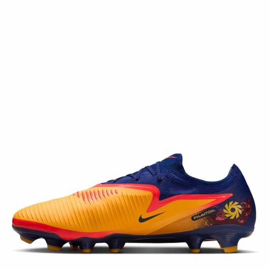 Nike Phantom 6 Low Pro Adults Firm Ground Football Boots Orange/Volt Мъжки футболни бутонки