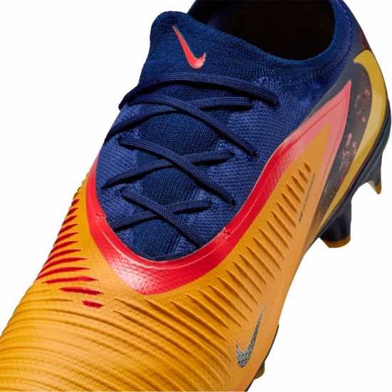 Nike Phantom 6 Low Pro Adults Firm Ground Football Boots Orange/Volt Мъжки футболни бутонки