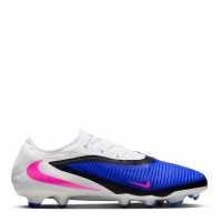 Nike Phantom 6 Low Pro Adults Firm Ground Football Boots Blue/Wht/Pink Футболни бутонки