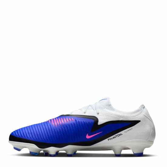 Nike Phantom 6 Low Pro Adults Firm Ground Football Boots Blue/Wht/Pink Футболни бутонки