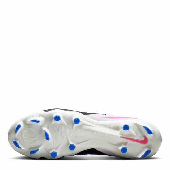 Nike Phantom 6 Low Pro Adults Firm Ground Football Boots Blue/Wht/Pink Футболни бутонки