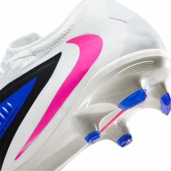 Nike Phantom 6 Low Pro Adults Firm Ground Football Boots Blue/Wht/Pink Футболни бутонки