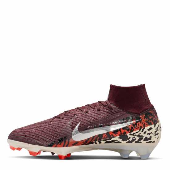 Nike Phantom High 6 Elite Adults Firm Ground Football Boots Burgundy/Print Nike Phantom High 6 Elite Adults Firm Ground Football Boots Burgundy/Print