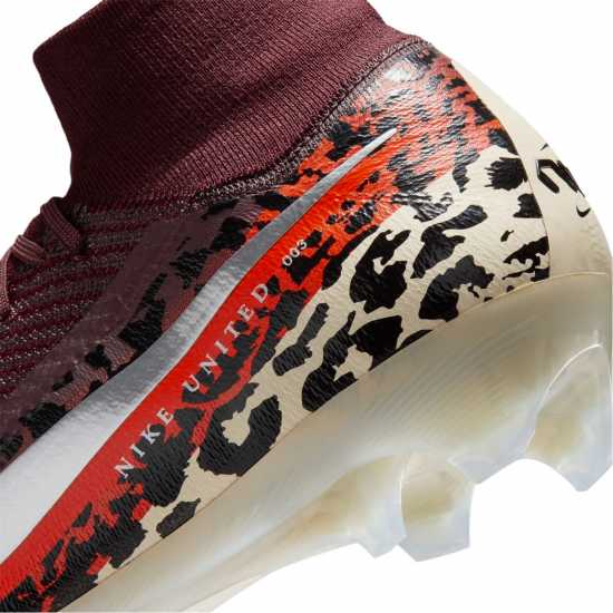 Nike Phantom High 6 Elite Adults Firm Ground Football Boots Burgundy/Print Nike Phantom High 6 Elite Adults Firm Ground Football Boots Burgundy/Print