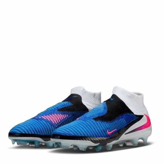 Nike Phantom High 6 Elite Adults Firm Ground Football Boots Blue/Wht/Pink Nike Phantom High 6 Elite Adults Firm Ground Football Boots