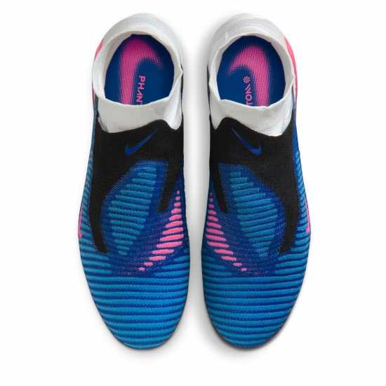 Nike Phantom High 6 Elite Adults Firm Ground Football Boots Blue/Wht/Pink Nike Phantom High 6 Elite Adults Firm Ground Football Boots