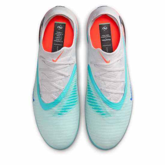 Nike Phantom 6 Low Elite Adults Firm Ground Football Boots Зелен/Оранжев 