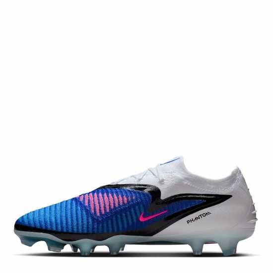 Nike Phantom 6 Low Elite Adults Firm Ground Football Boots Blue/Wht/Pink 