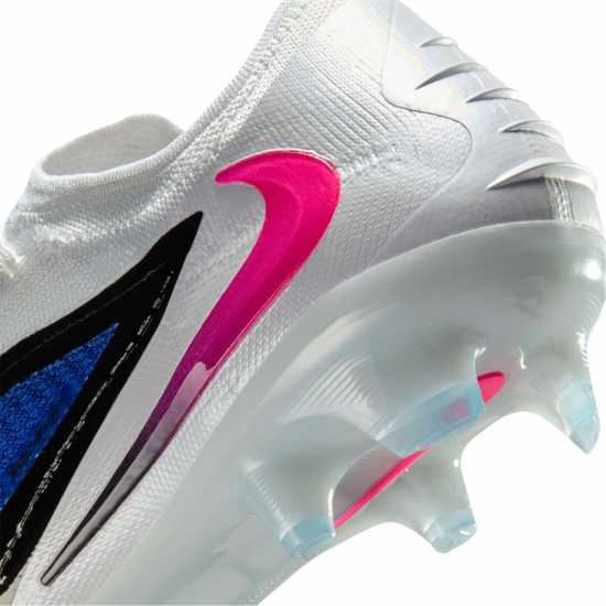 Nike Phantom 6 Low Elite Adults Firm Ground Football Boots Blue/Wht/Pink 